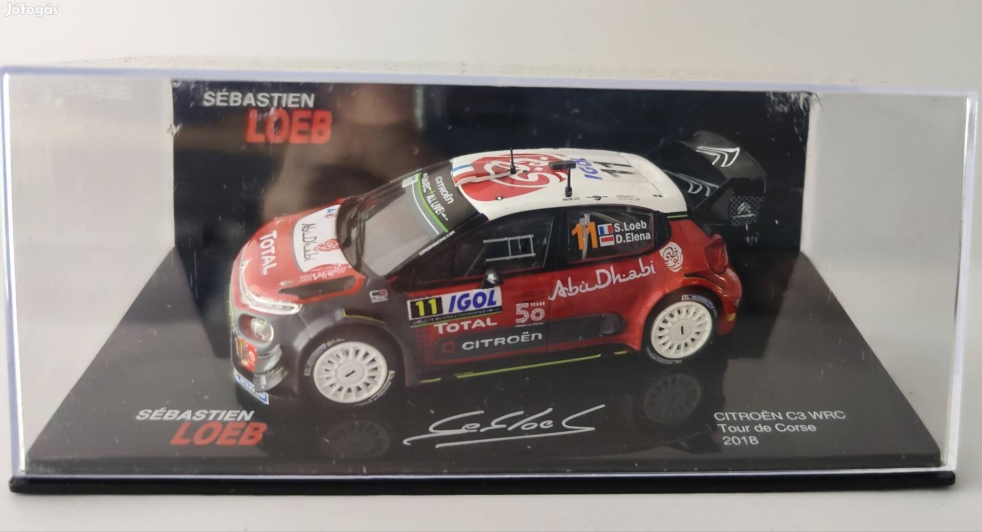 1/43 Citroën C3 WRC autómodell 