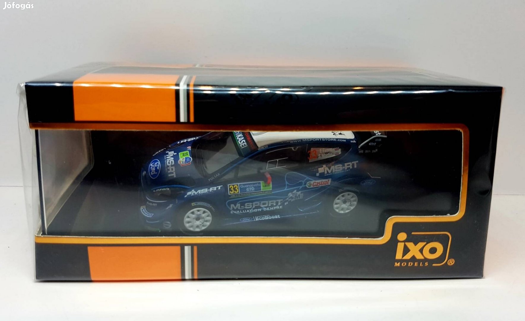 1/43 Ford Fiesta WRC Ixo kiadású autómodell 