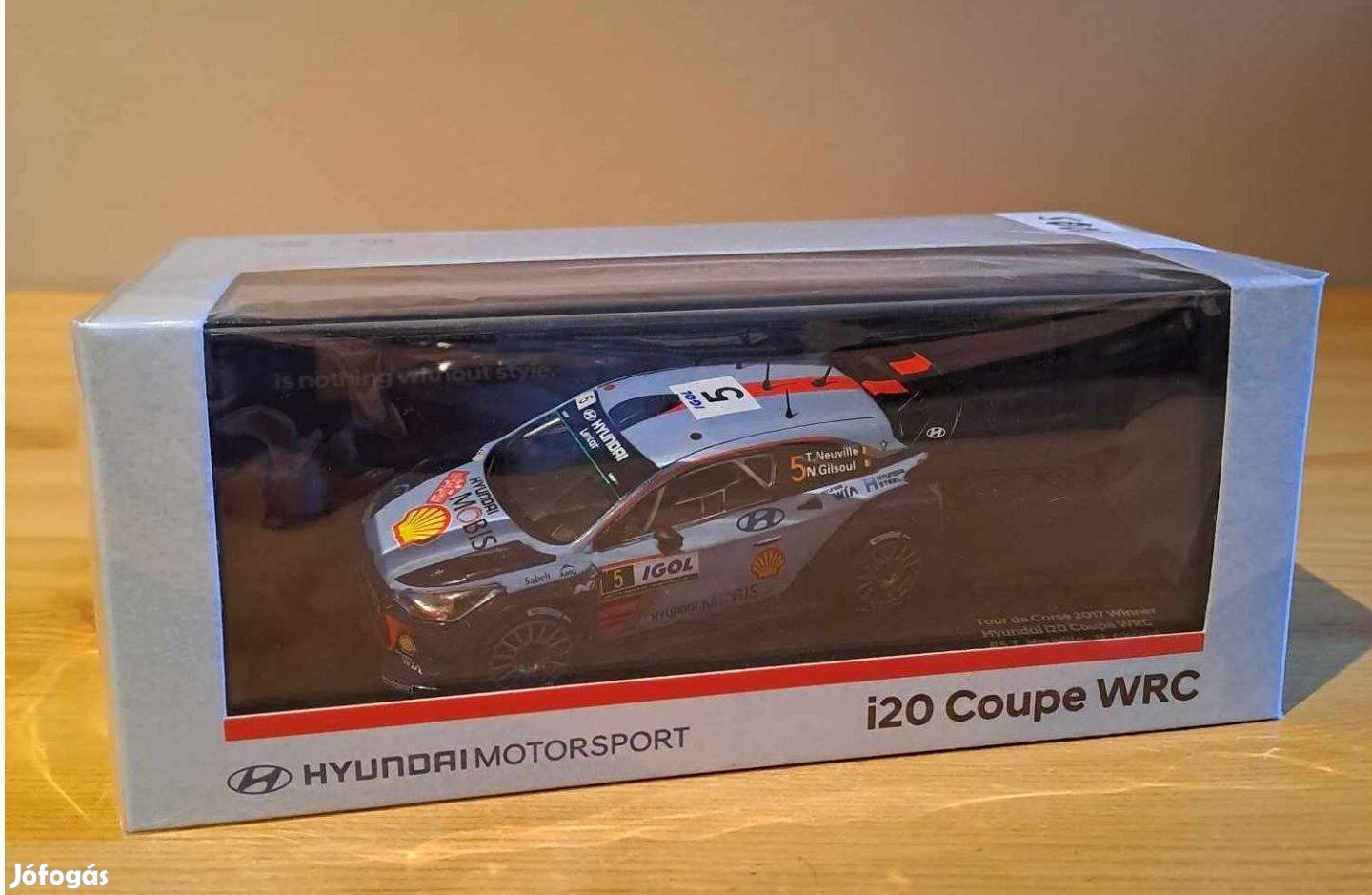 1:43 Ixo Hyundai I20 Coupe WRC Rally modell