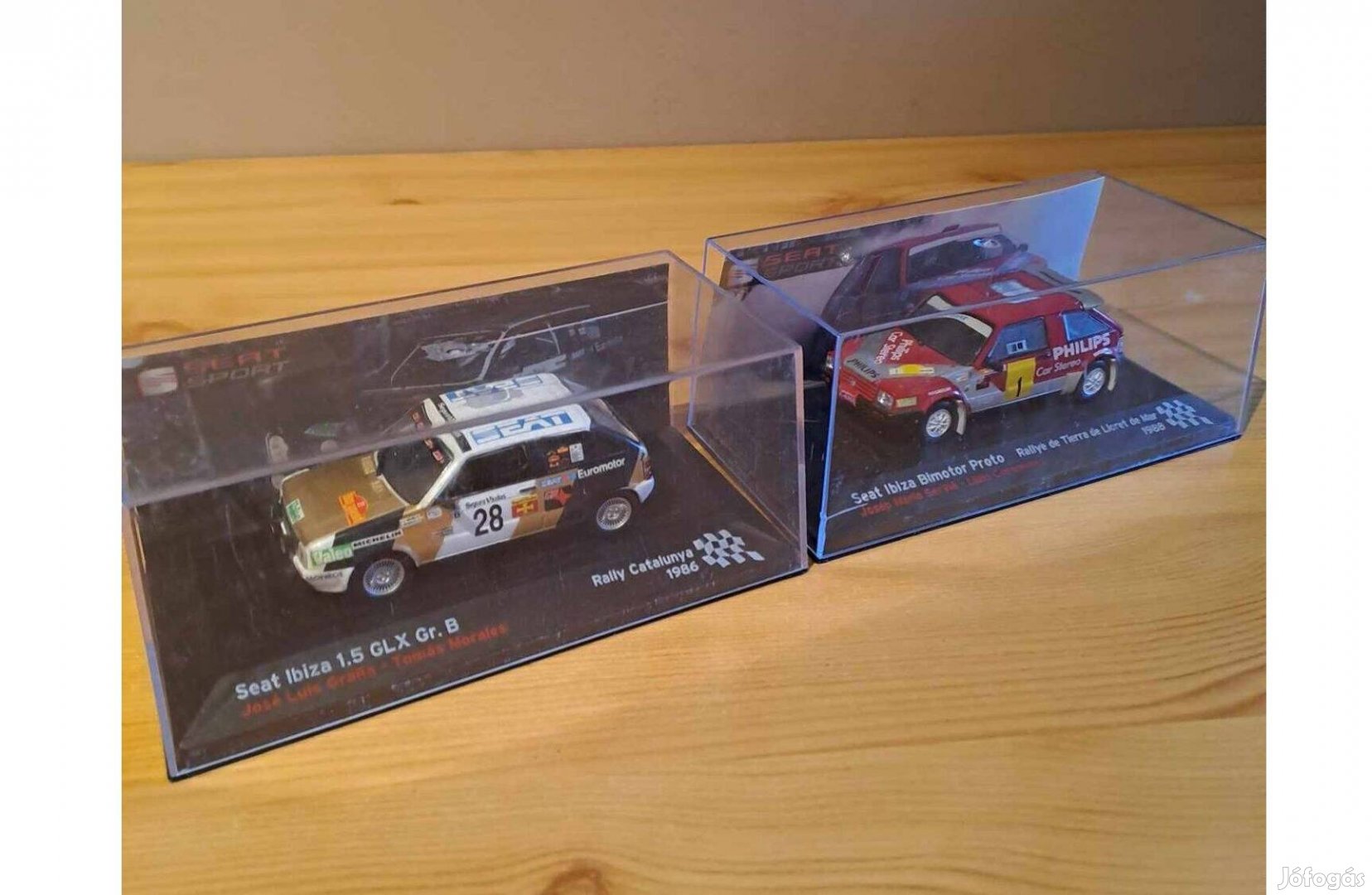 1:43 Ixo Seat Ibiza Rally modellek