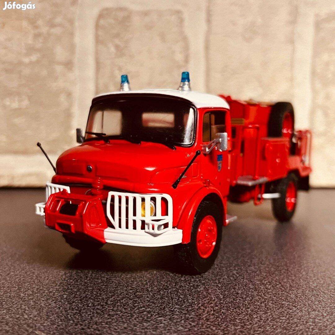 1:43 Mercedes Tűzoltó 1/43 Mercedes-Benz Unimog autó modell