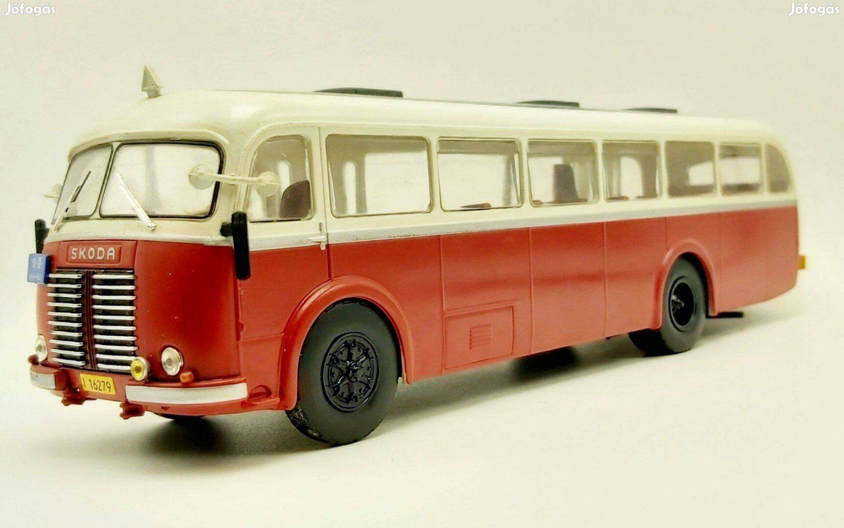 1:43 Škoda 706 autóbusz modell 1/43 Skoda busz modell Ritka