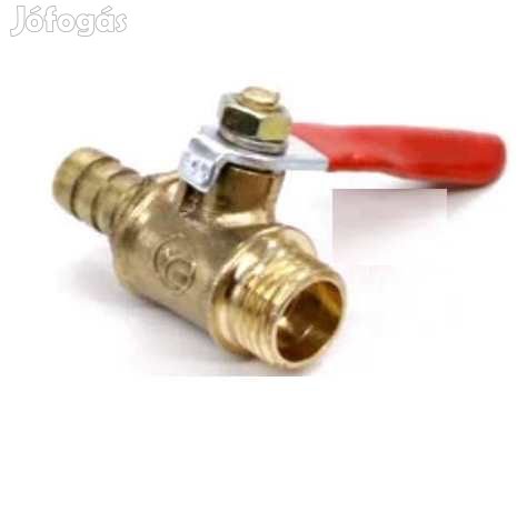 1/4"-os Külsőmenetes Réz Csap 10mm-es csőcsatlakozóval  (4383)