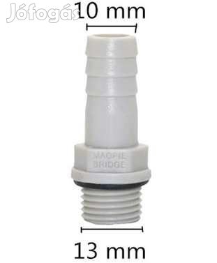 1/4"-os Menetes Csőcsatlakozó 10mm-es csőátmérővel  (2256)