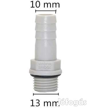 1/4"-os Menetes Csőcsatlakozó 10mm-es csőátmérővel  (2256)