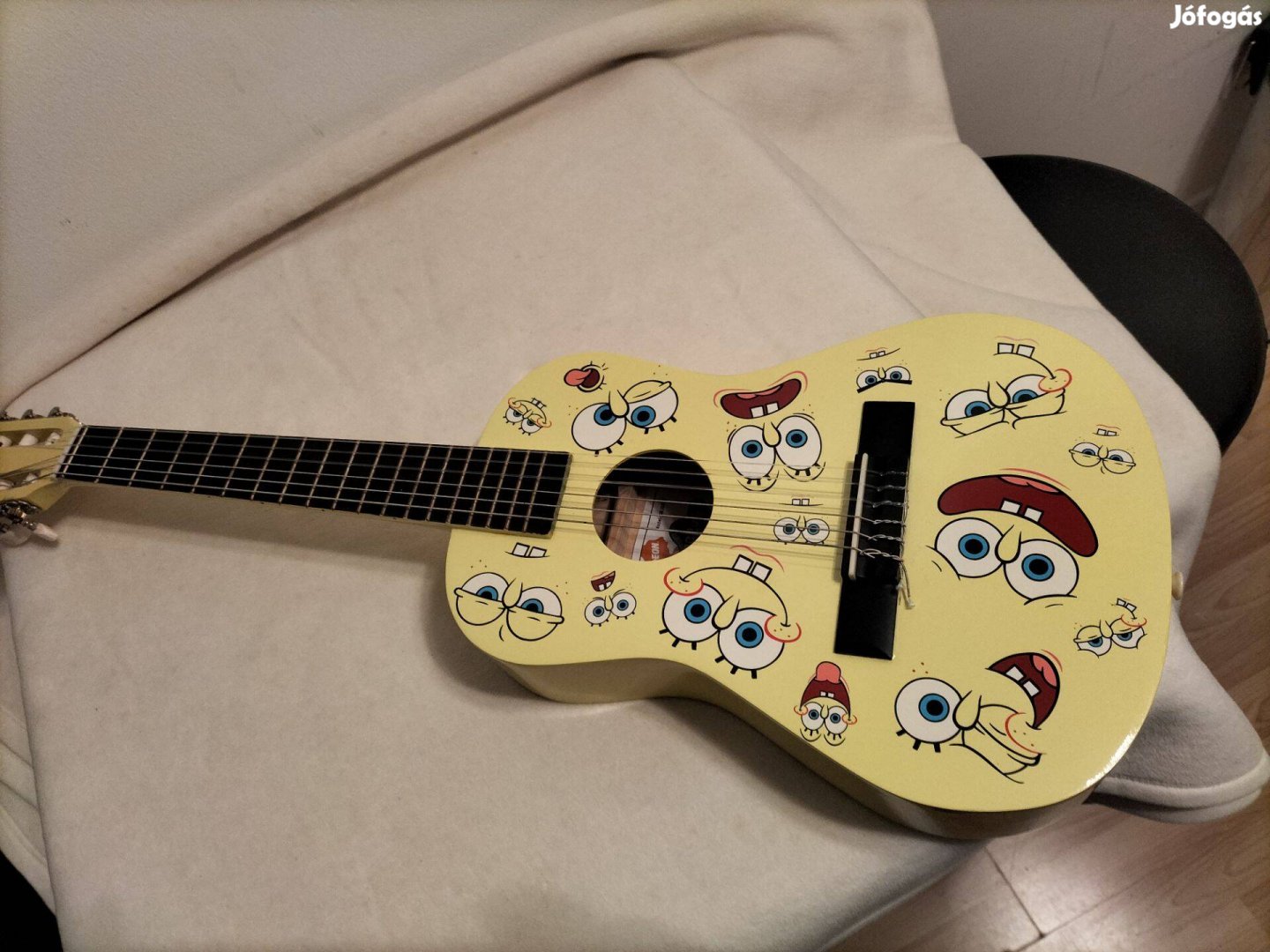 1/4-es Sponge Bob gyerek gitár eladó