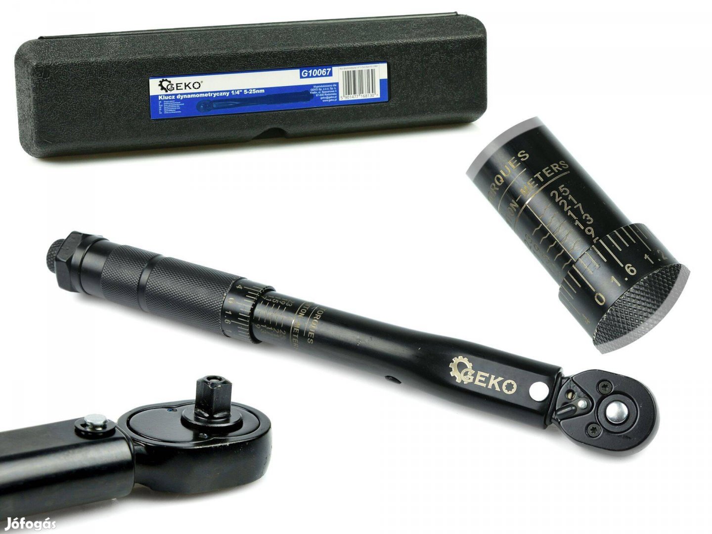 1/4"nyomaték kulcs 5-25 nm