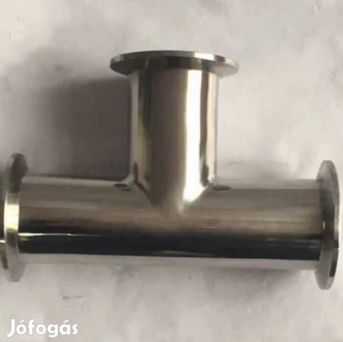 1,5"-os Tri-Clamp Rozsdamentes T Elosztő (4575)