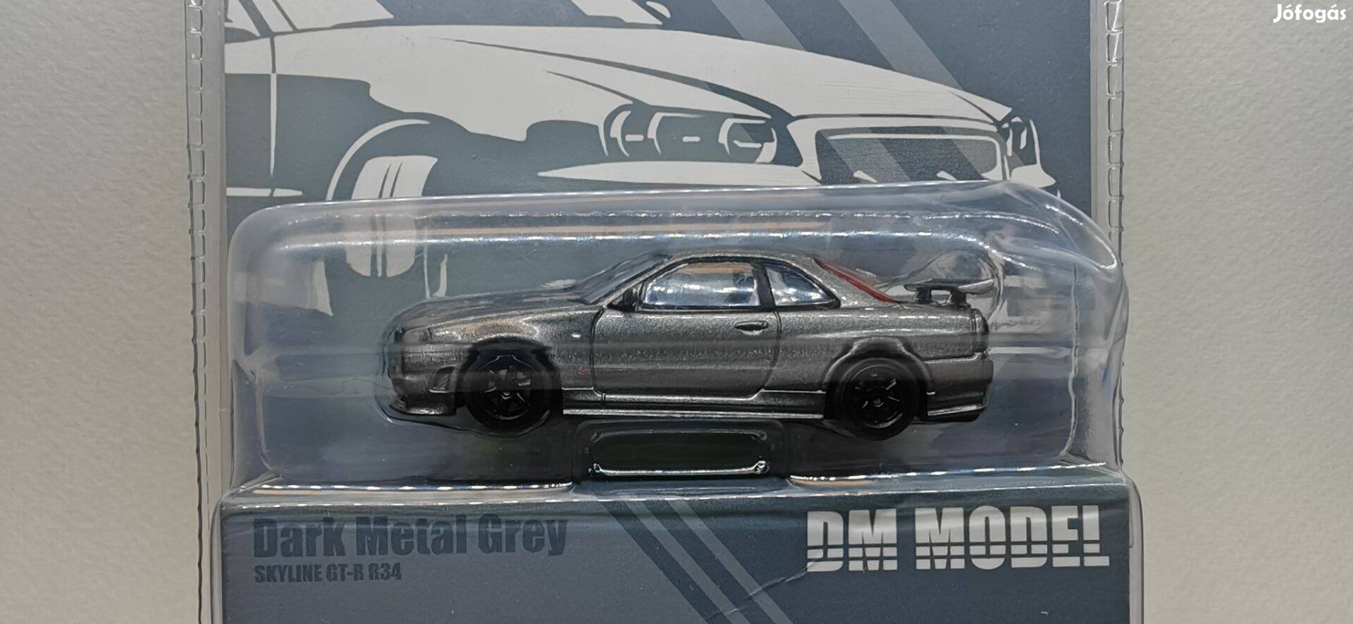 164 Nissan Skyline GT-R R34 dark metal grey bliszteres