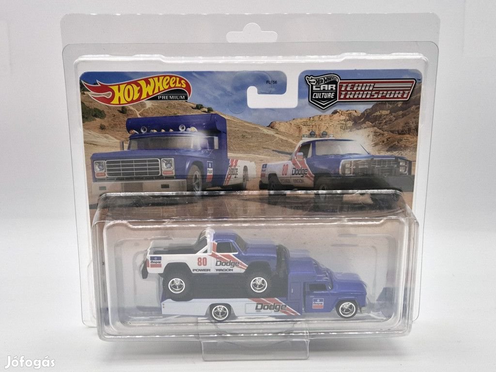 1:64 méretarányú Hot Wheels Team Transport bliszter kártya protektor