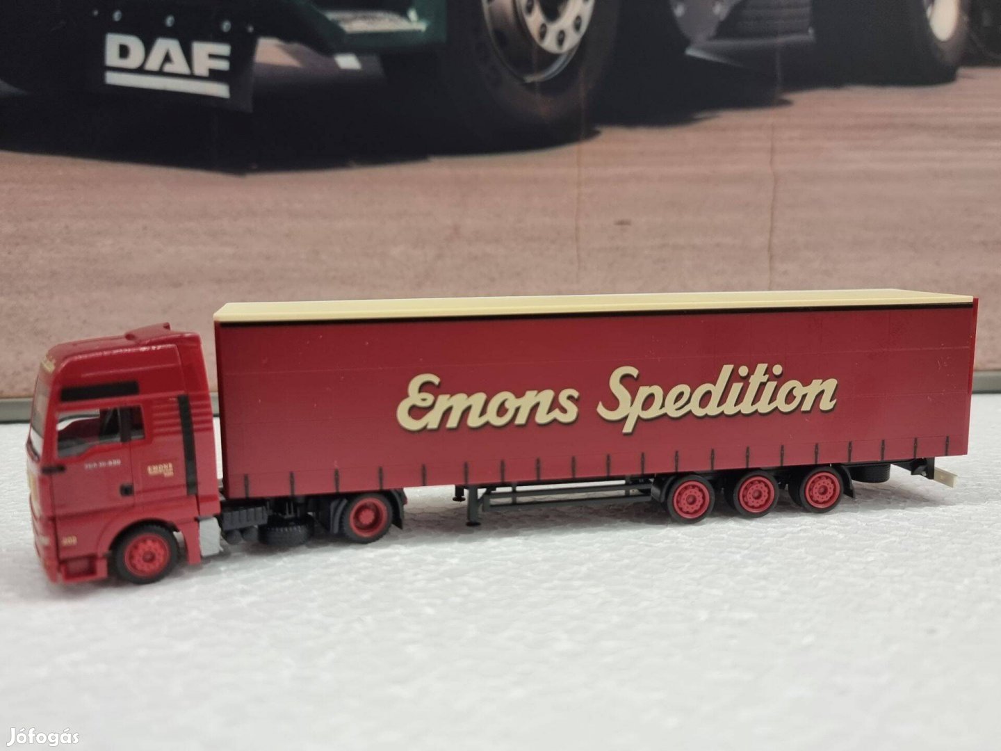 1/87 1:87 MAN kamion Emons Spedition szerelvényben eladó!