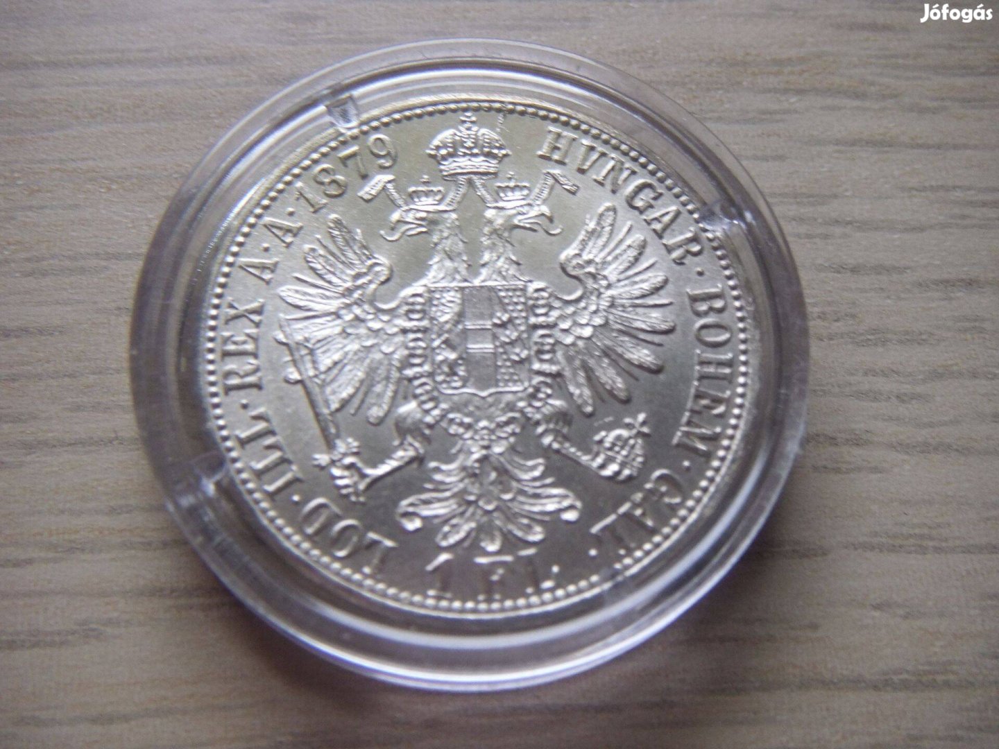 1 Florin 1879 Ezüstérem + Tanúsítvány