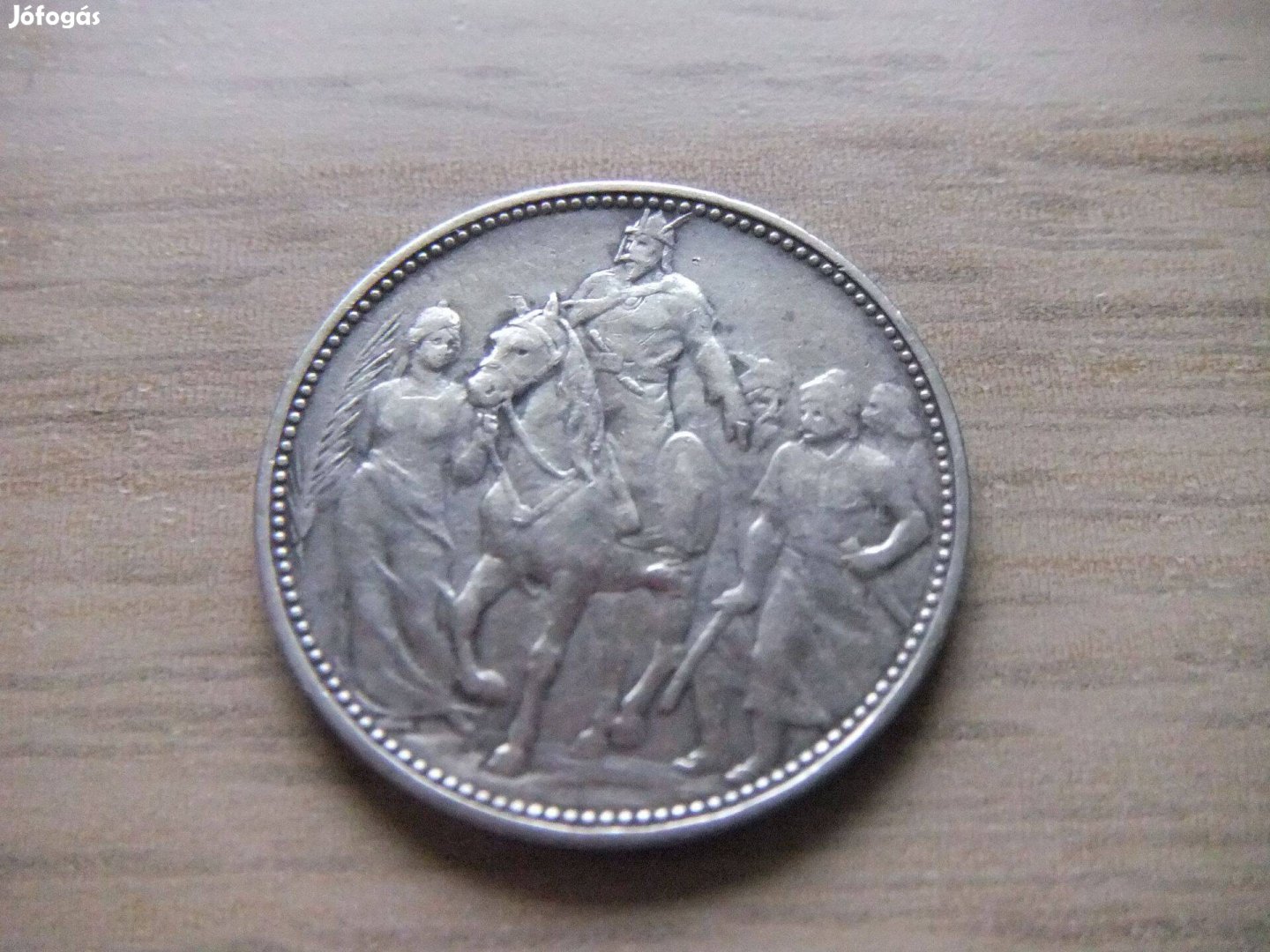 1 Korona 1896 Millenniumi kiadás Ezüstérem