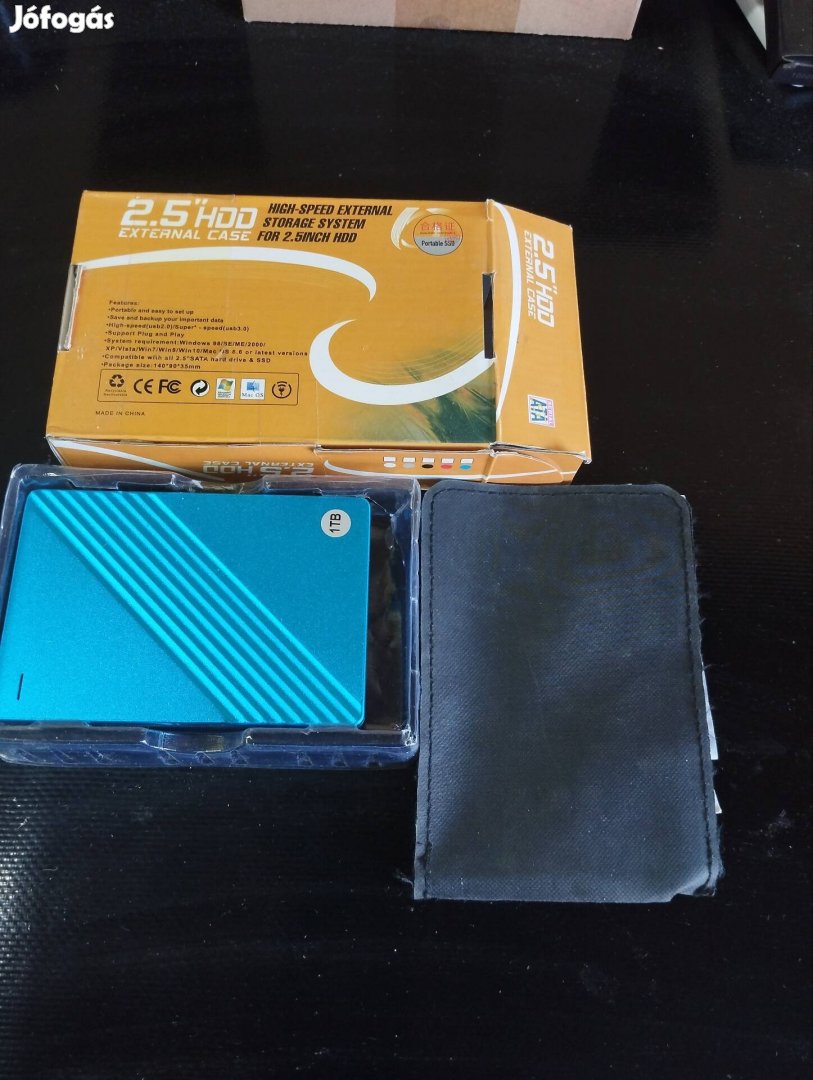 1 TB külső vincseszter.