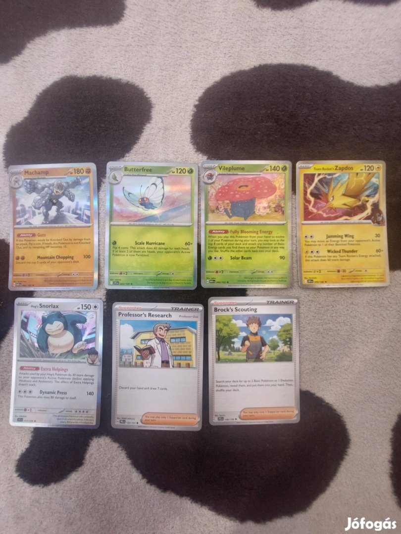 1. Generációs 125db Különböző pokémon kártya