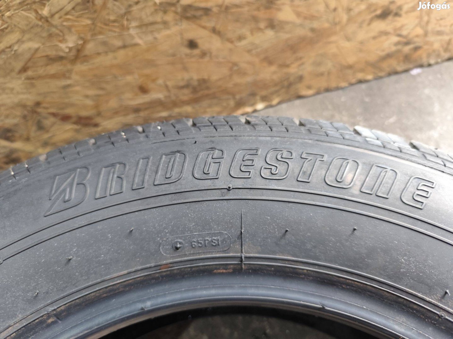 1 db Bridgestone rd-613 Steel 195 70 15 C Nyári gumi 9 mm 90% 0935
