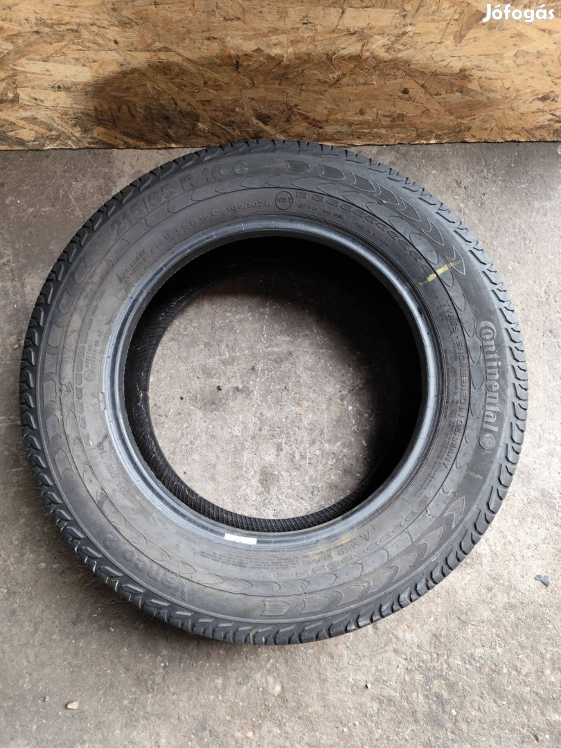 1 db Continental vanco 2 215 65 16 C Nyári gumi 8 mm 85% 1009