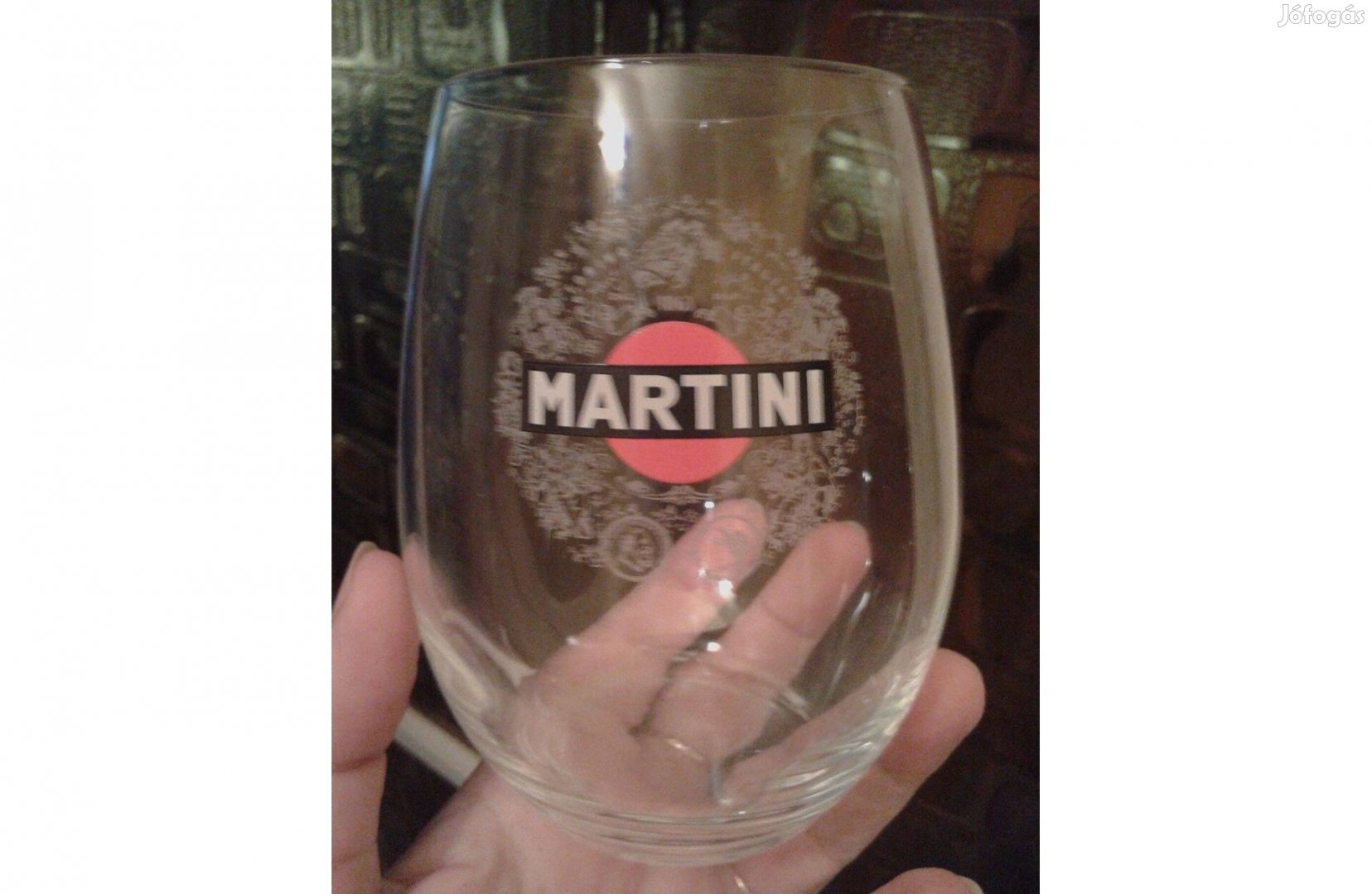 1 db Martinis öblös kifogástalan állapotú ritka üveg pohár 1 800 Ft