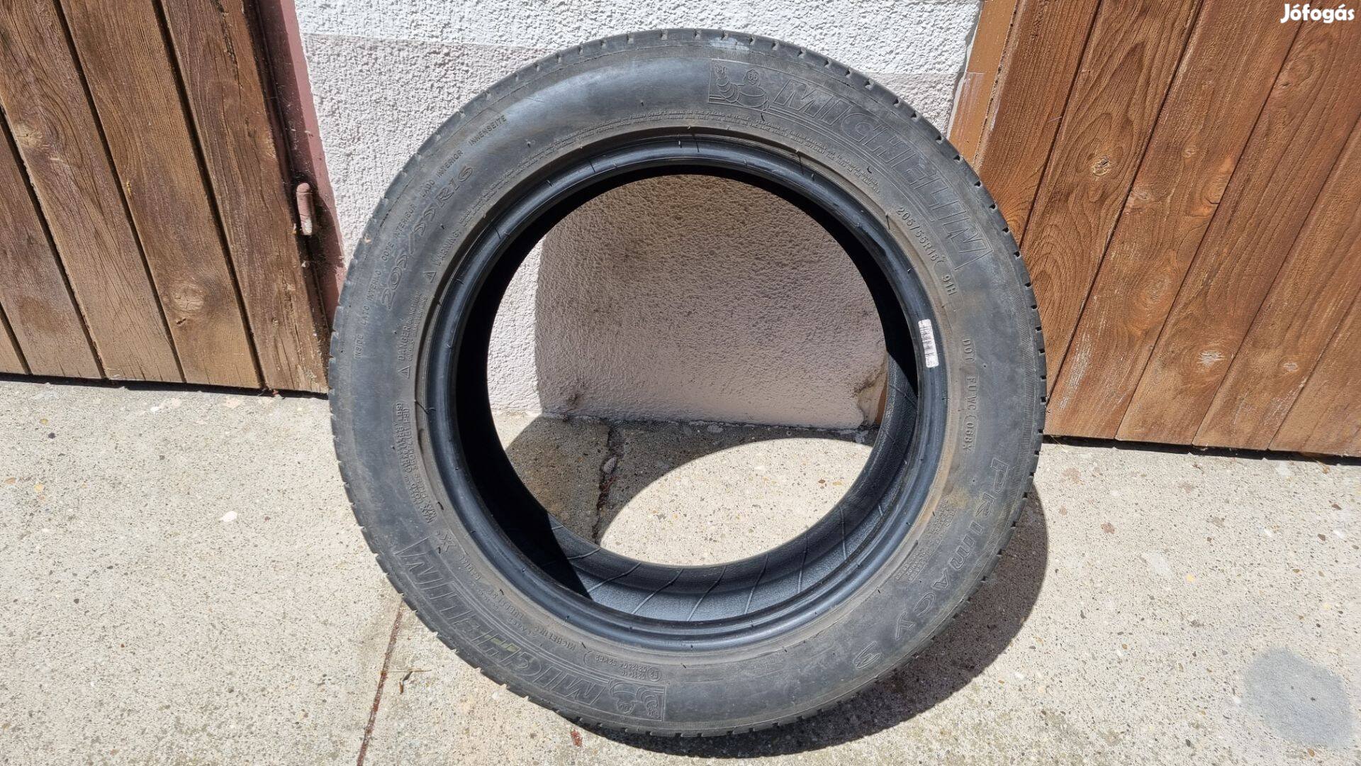 1 db Michelin Primacy 3 205/55 R16 nyári gumi