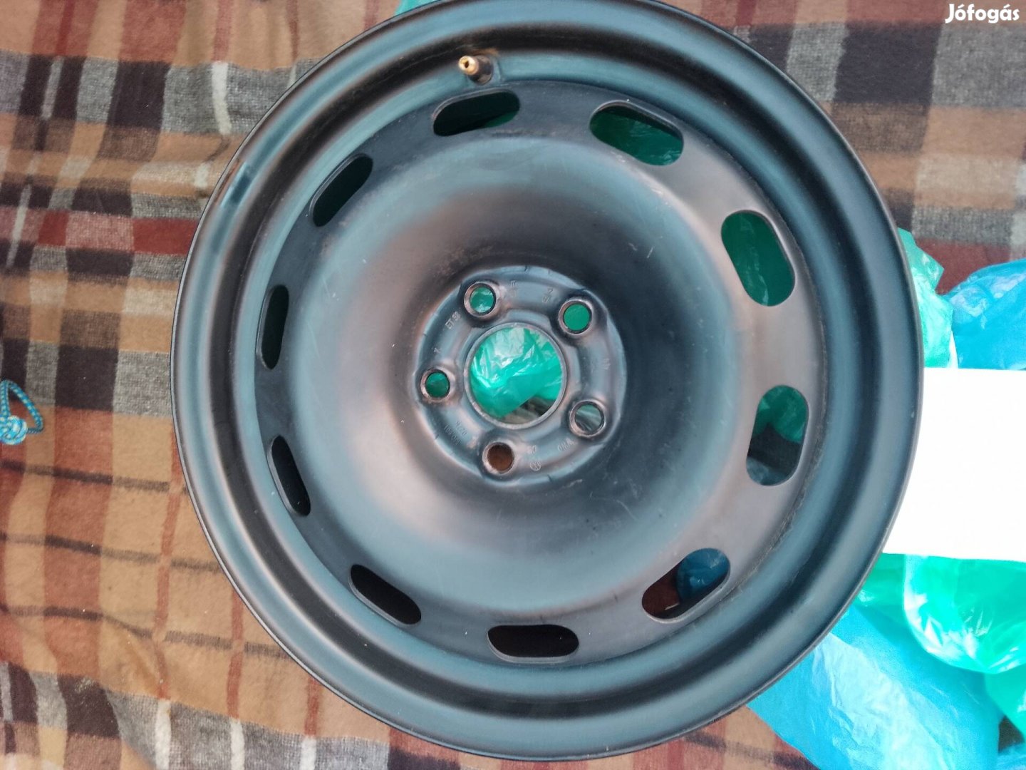 1 db VW gyári acélfelni 5x100x15"ET38