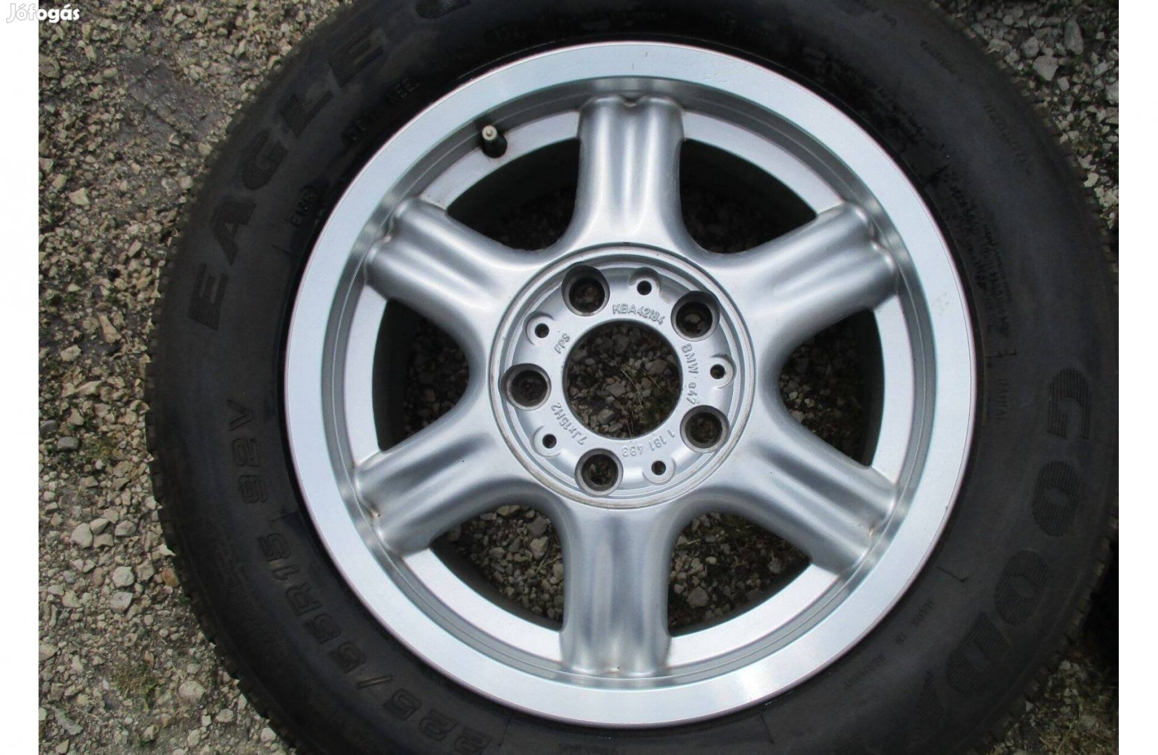 1 db .15 colos BMW alufelni :5x120 7Jx15 Et47 pótkerék volt
