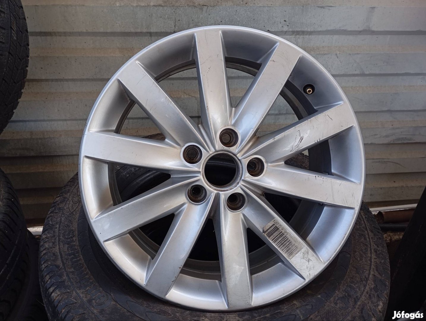 1 db gyári Volkswagen alufelni 5x112 7x17 ET54 5K0601025F