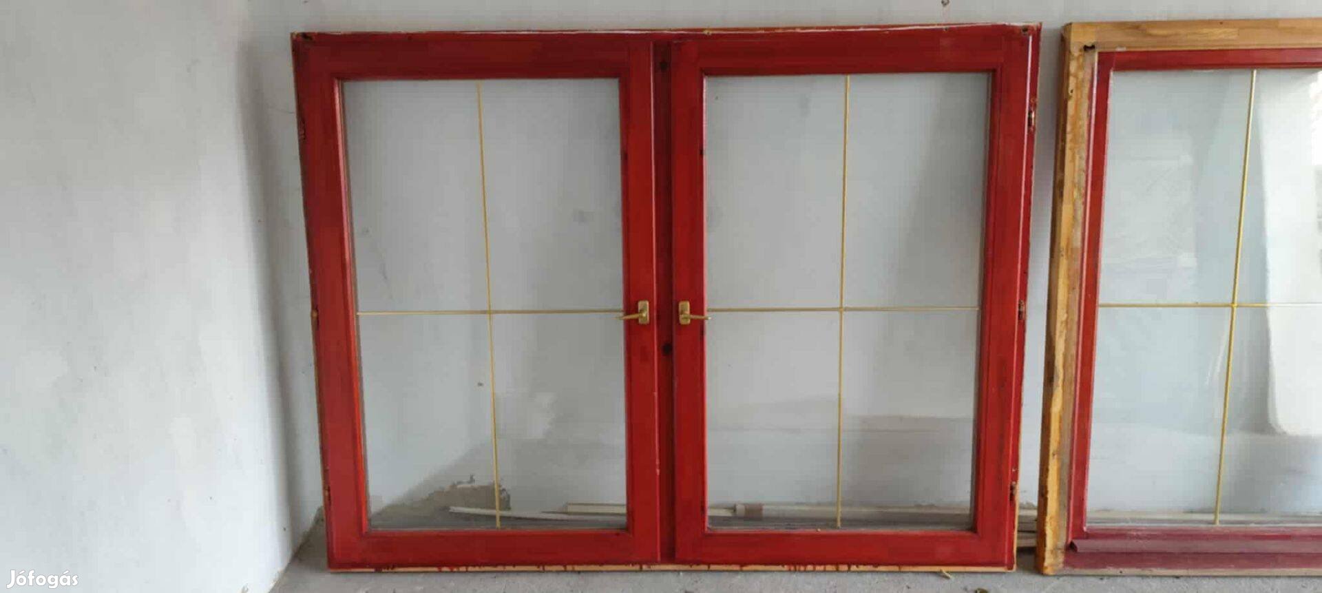 1 db hőszigetelt fa ablak 188x144 cm