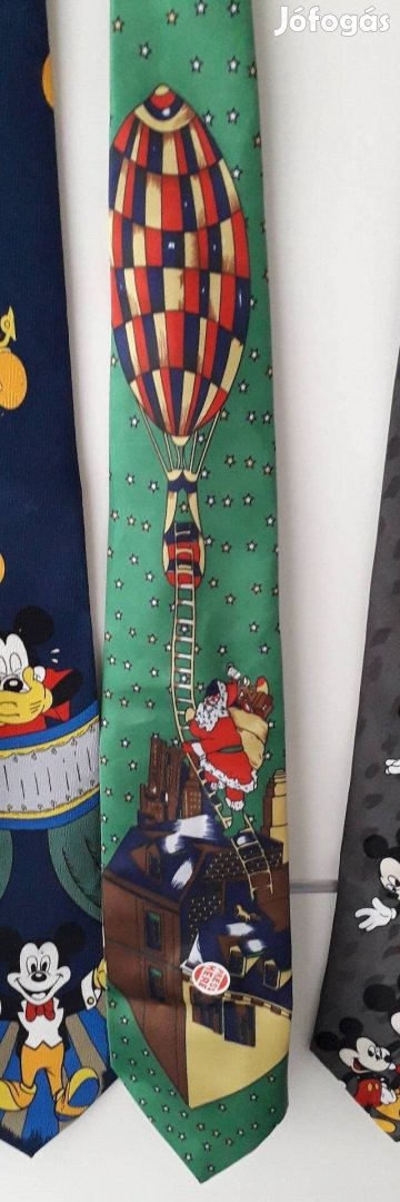 1 db régi retro télapómintás karácsonyi nyakkendő.