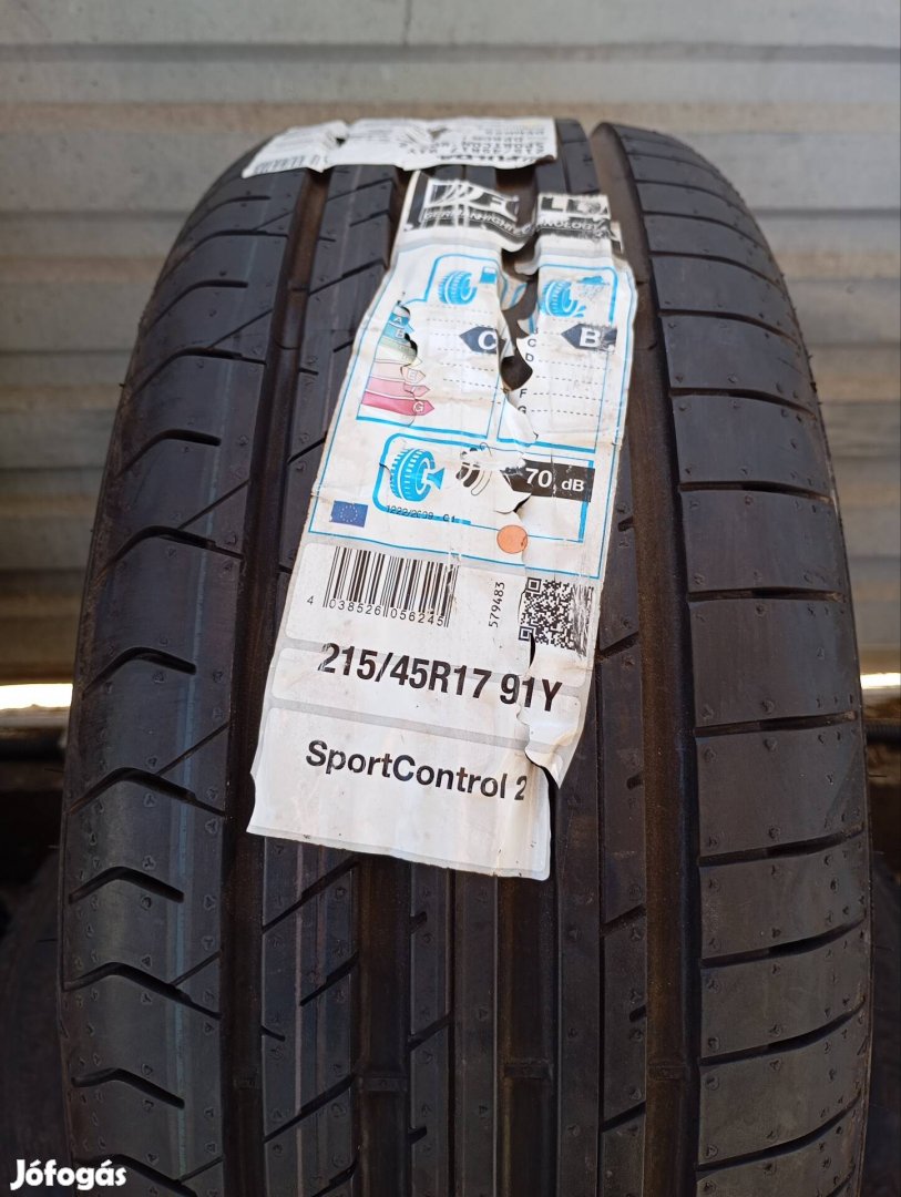 1 db új Fulda Sportcontrol 2 215/45 R17 91Y XL nyárigumi
