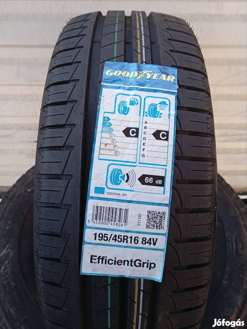 1 db új Goodyear Efficientgrip 195/45 R16 84V XL nyárigumi