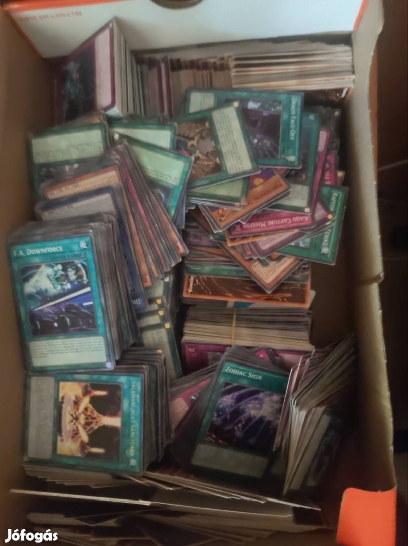 1 doboz yugioh kártya kb 1800 db - yu-gi-oh