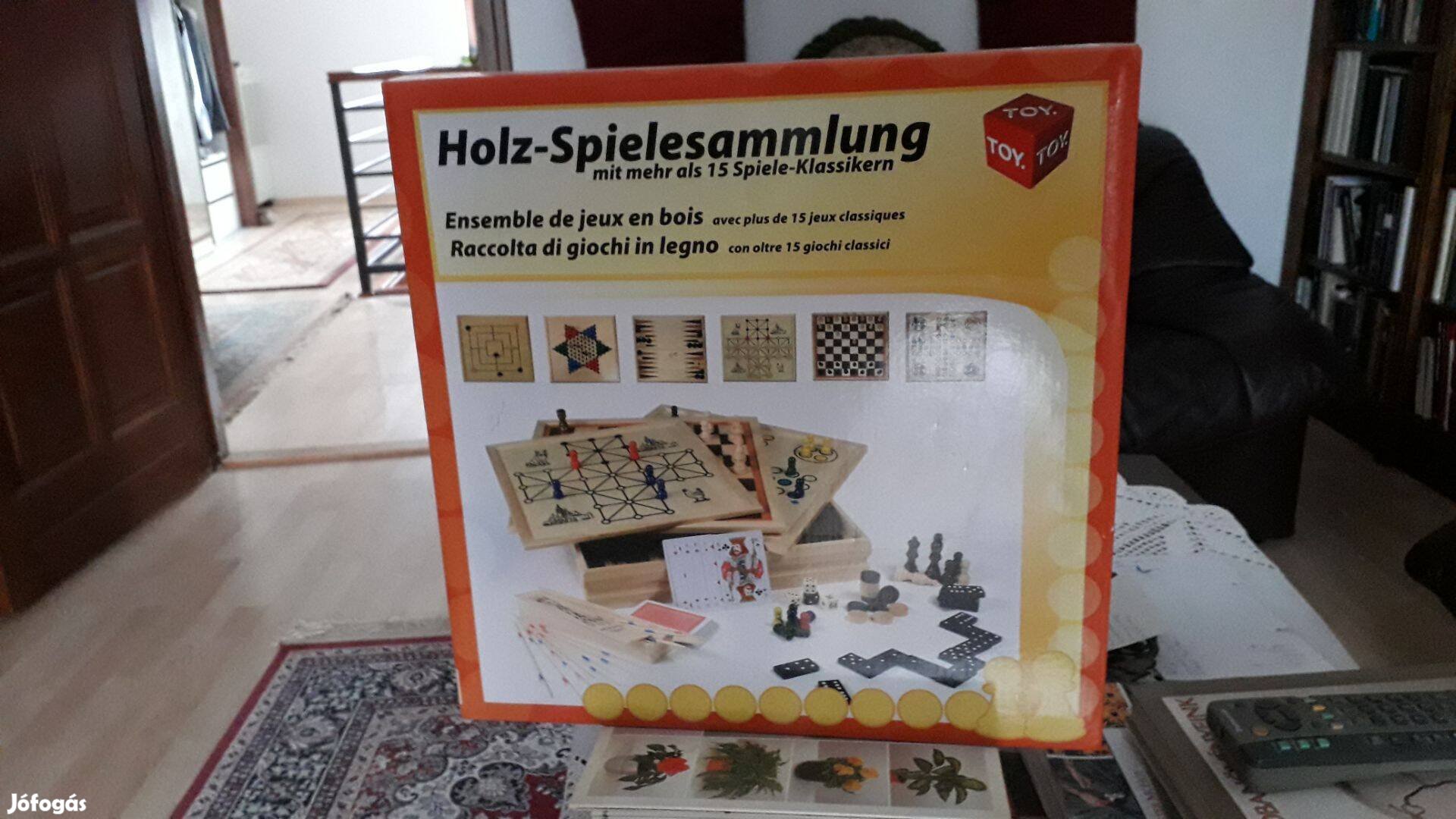 1 dobozban 6 féle uj társasjáték