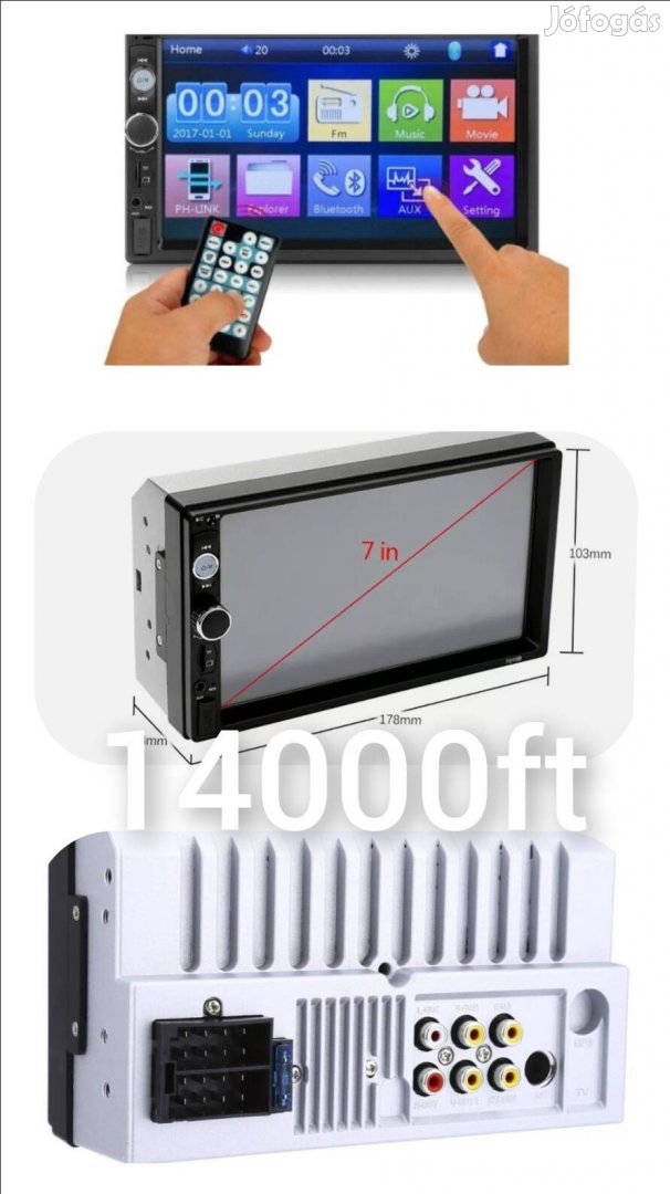 1 és 2 din lejátszó  akcióba 