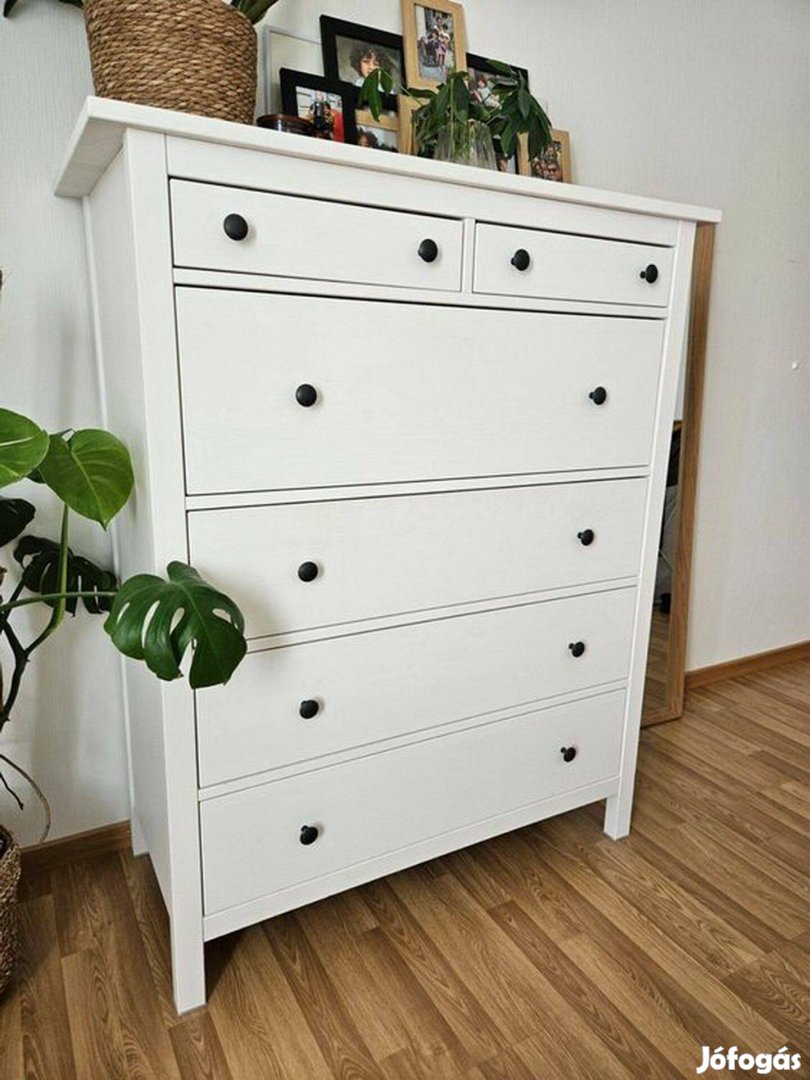 1 éves Ikea Hemnes 6-fiókos komód 131x108x50