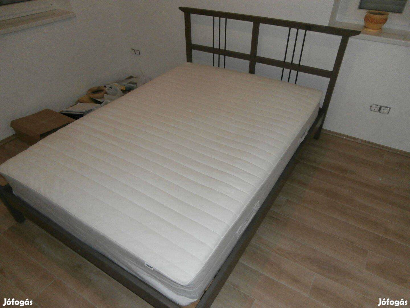 1 éves Ikeás 140x200-as ágy kompletten 200.000Ft-ért ujpesten eladó!