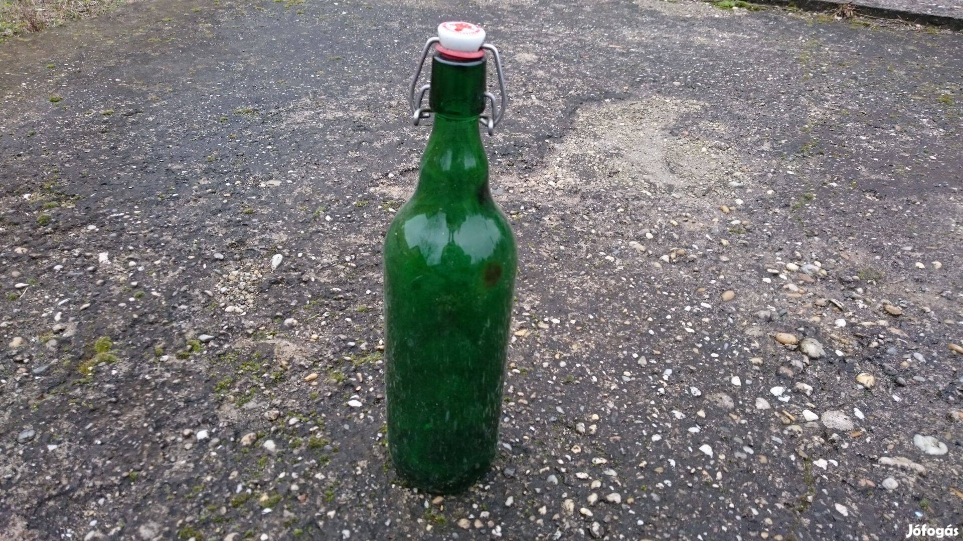 1 literes csatos sörösüveg