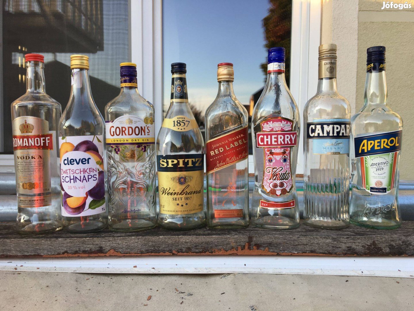 1 literes pálinkás üveg palack pálinkásüveg palack Posta