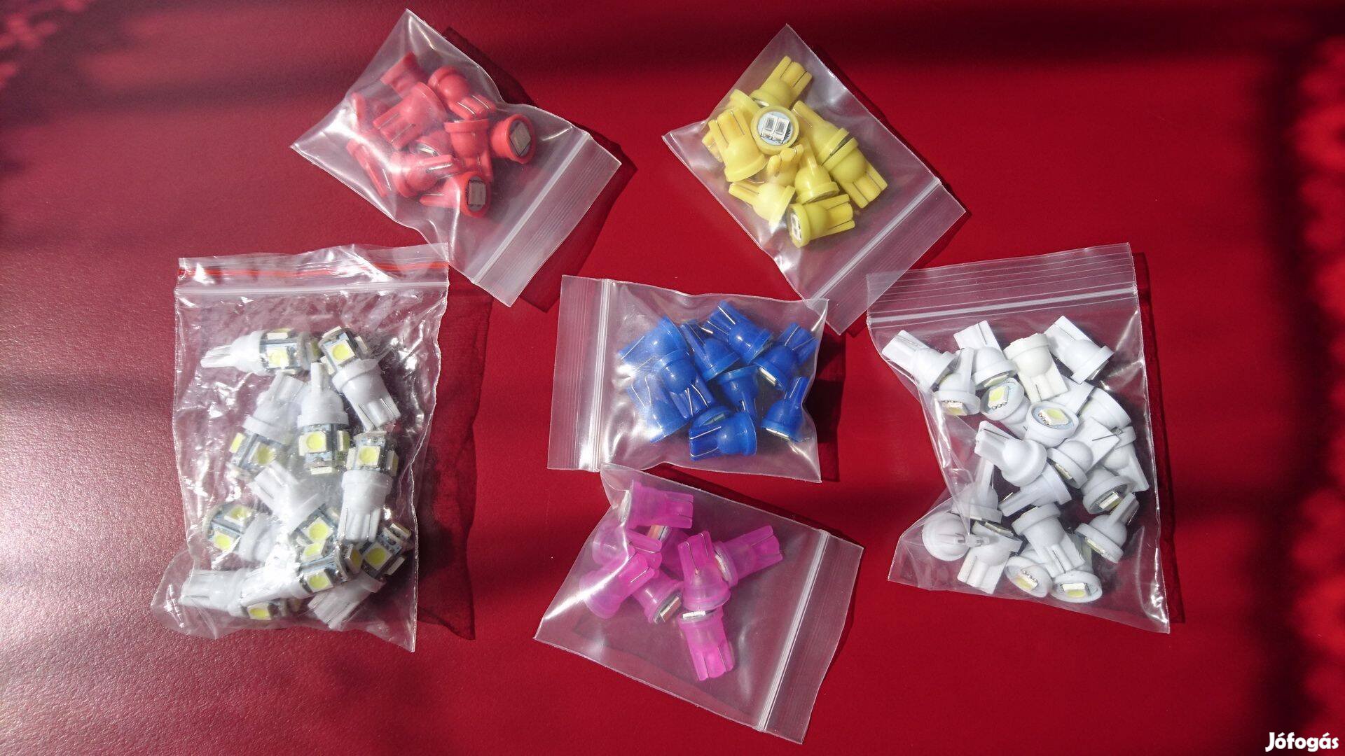 1 pár Új T10 helyzetjelző égő | W5W COB SMD 5630 5050 LED