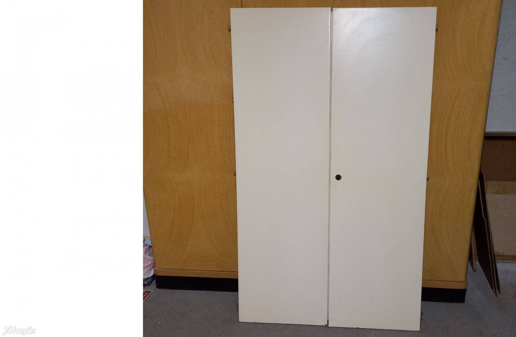 1 pár fehér ajtó panel-előszobaszekrényhez