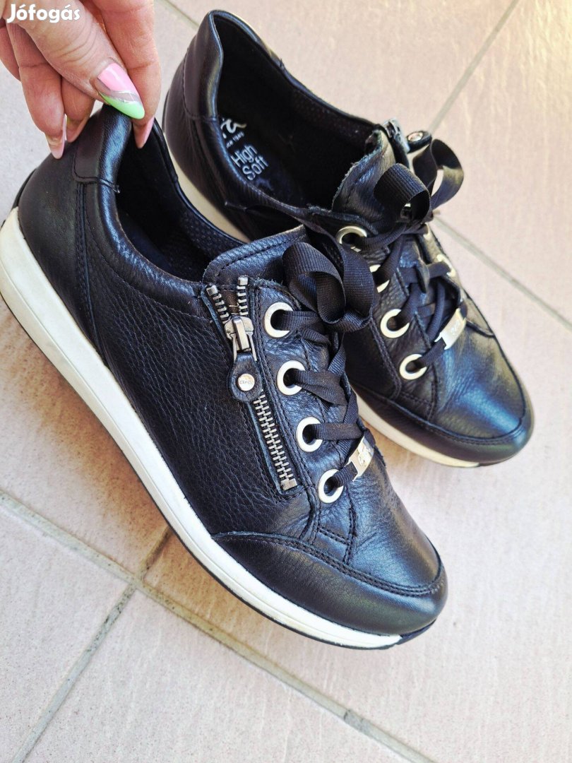 1-szer viselt ARA High Soft 40-es tavaszi női bőrcipő