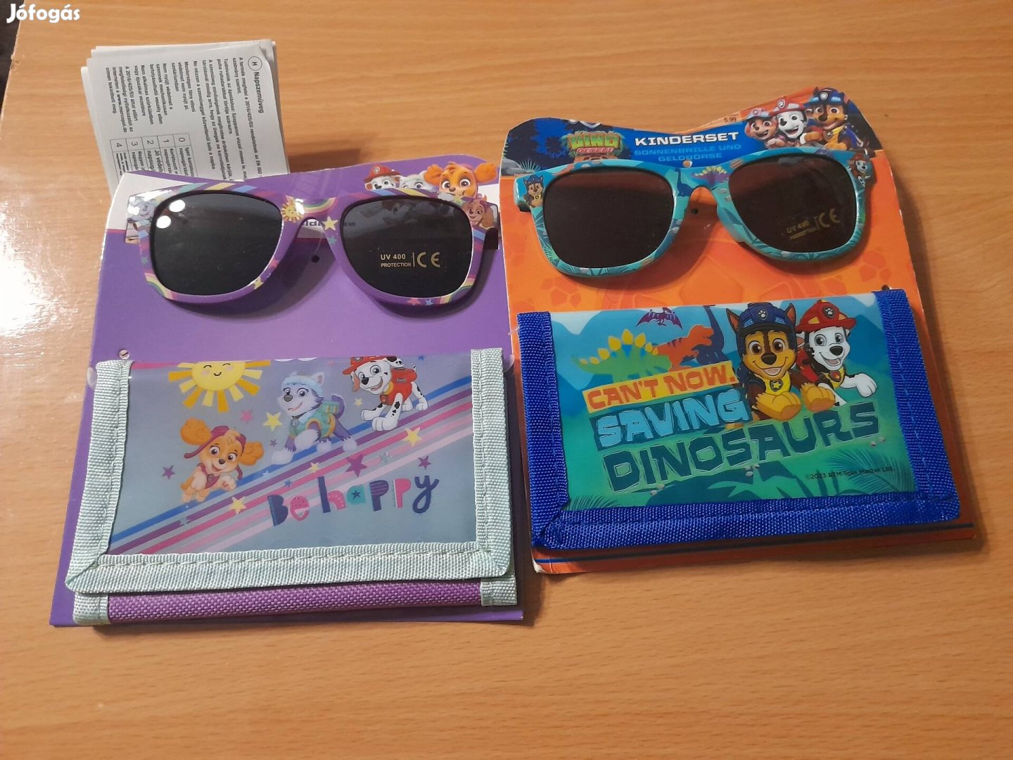 1 szett ára Disney Mancsőrjárat napszemüveg pénztárca
