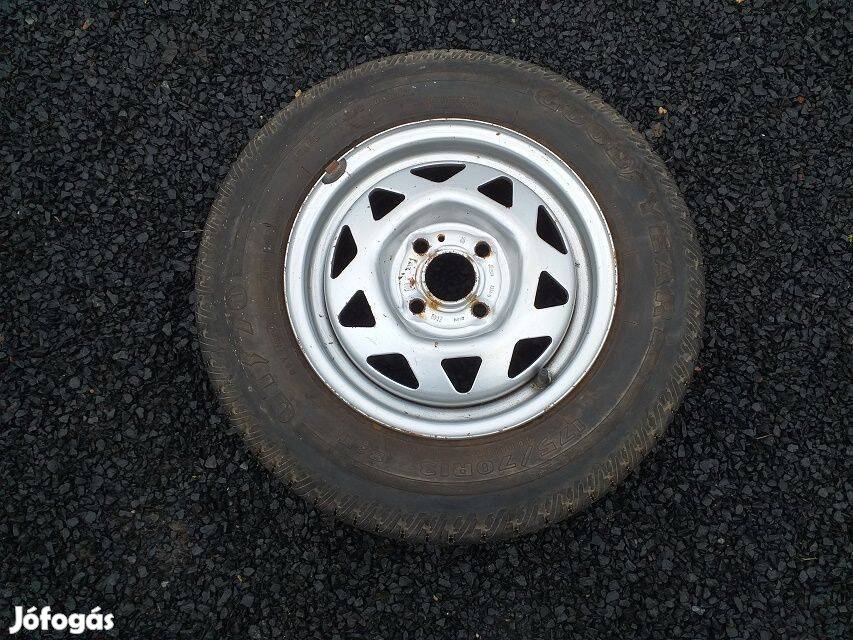 1db 13 coll Opel Kadett E gyári acélfelni pótkerék 4x100