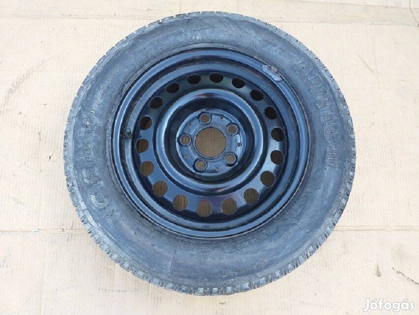1db 15 coll Mercedes W124 W201 gyári acéfelni pótkerék