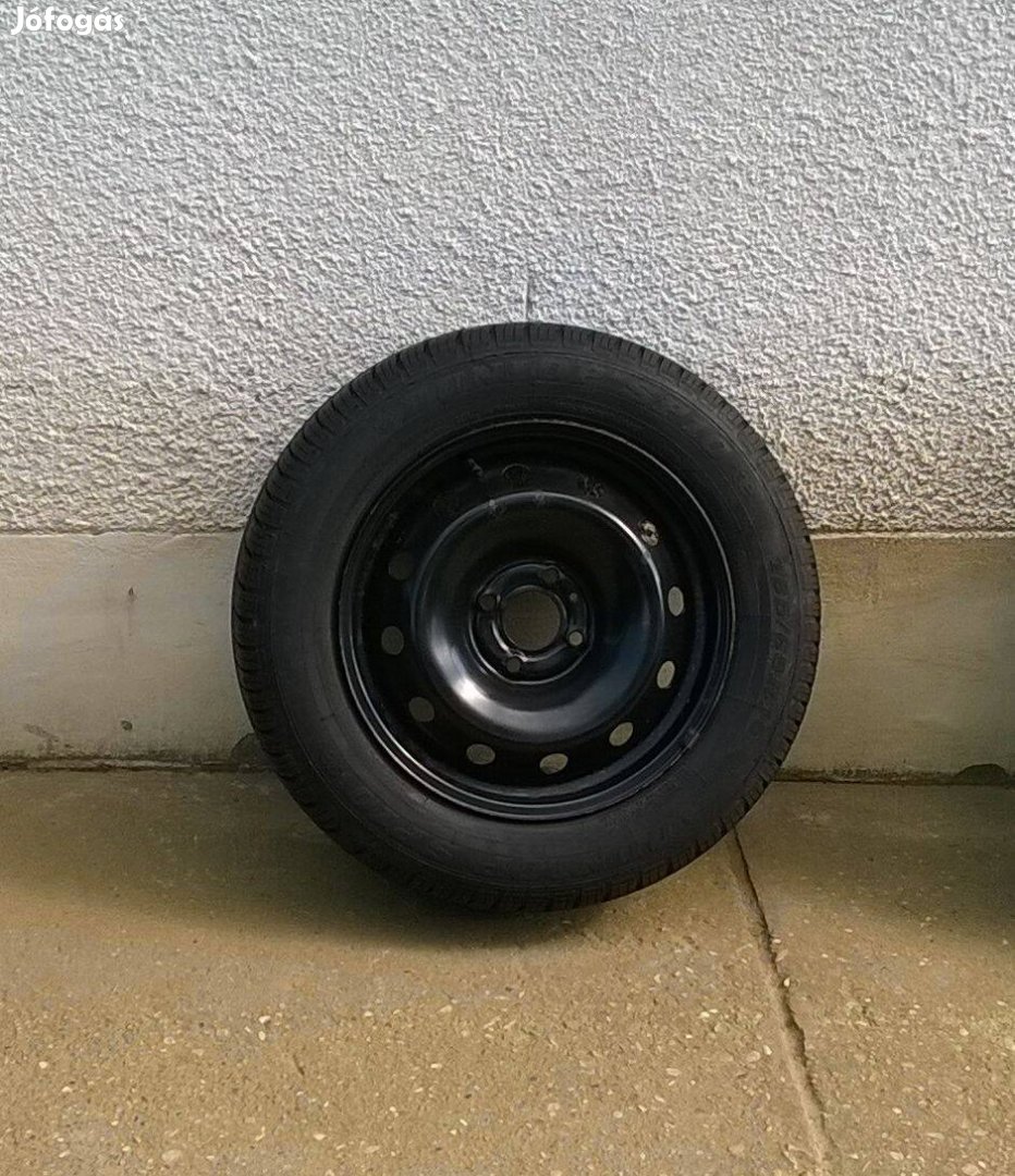 1db 15-ös 4x100-as Renault lemezfeni 185/65R15 nyári gumival eladó