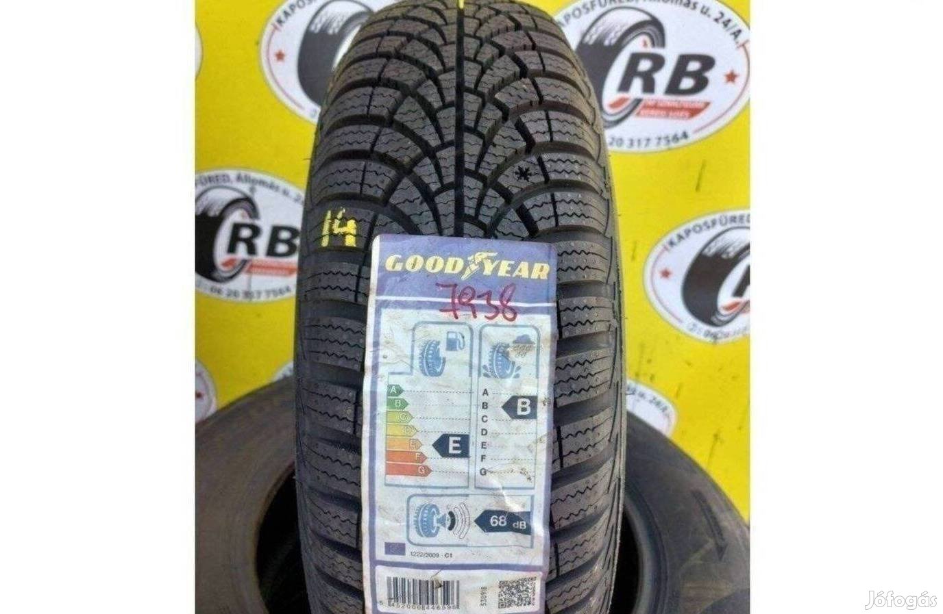 1db 165/70 r14 Új Goodyear Ultragrip 9 téli 2014 10000 Ft
