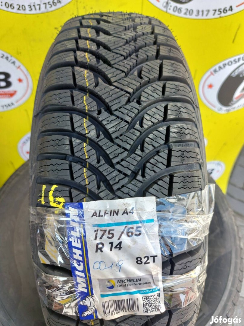 1db 175/65 r14 Michelin Alpin4,,Évjárat2016
