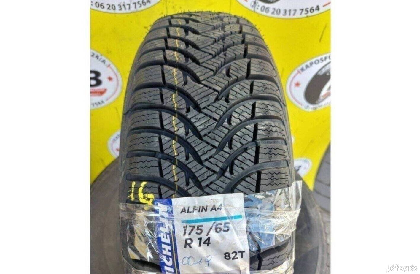 1db 175/65 r14 Új Michelin Alpin4 téli 2016 10000 Ft