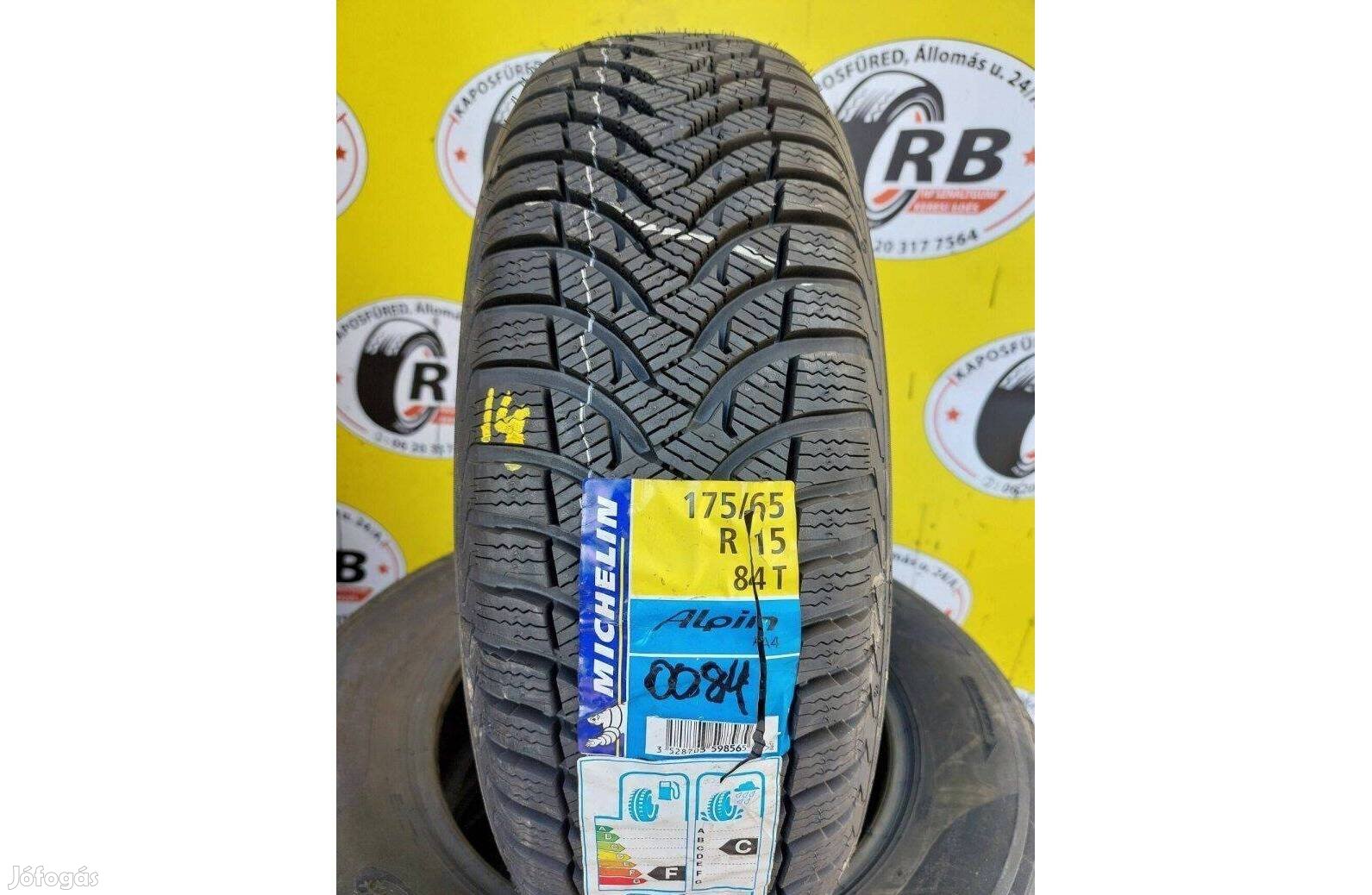 1db 175/65 r15 Új Michelin Alpin4 téli 2014 10000 Ft