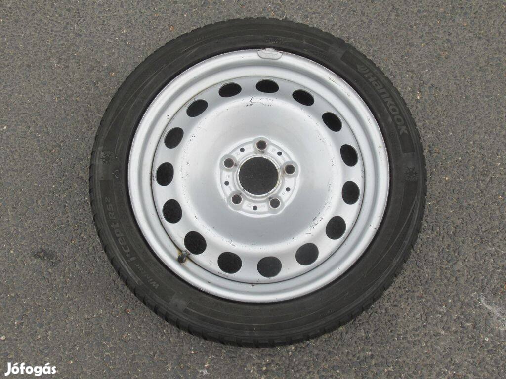1db 17" BMW pótkerék 5x120 lemezfelni 225/45R17 gumi E36 E46 E81