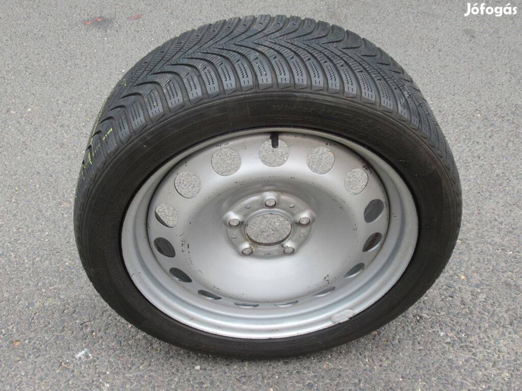 1db 17" BMW pótkerék 5x120 lemezfelni 225/45R17 gumi E36 E46 E81